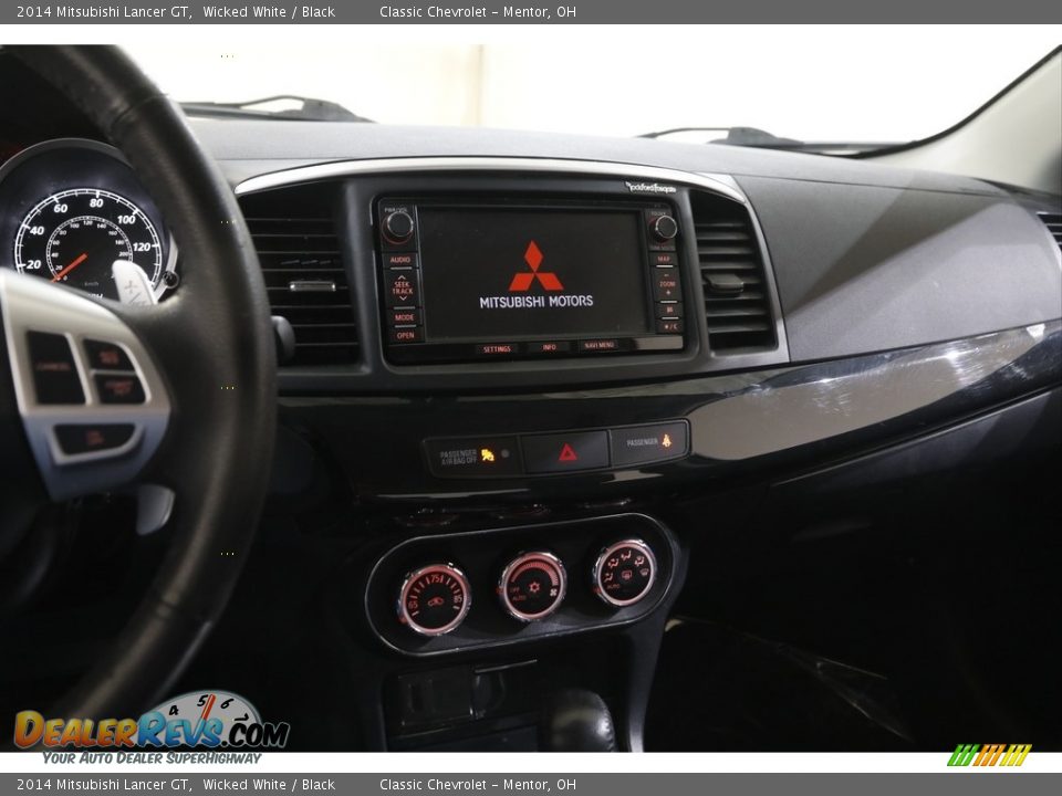 2014 Mitsubishi Lancer GT Wicked White / Black Photo #9