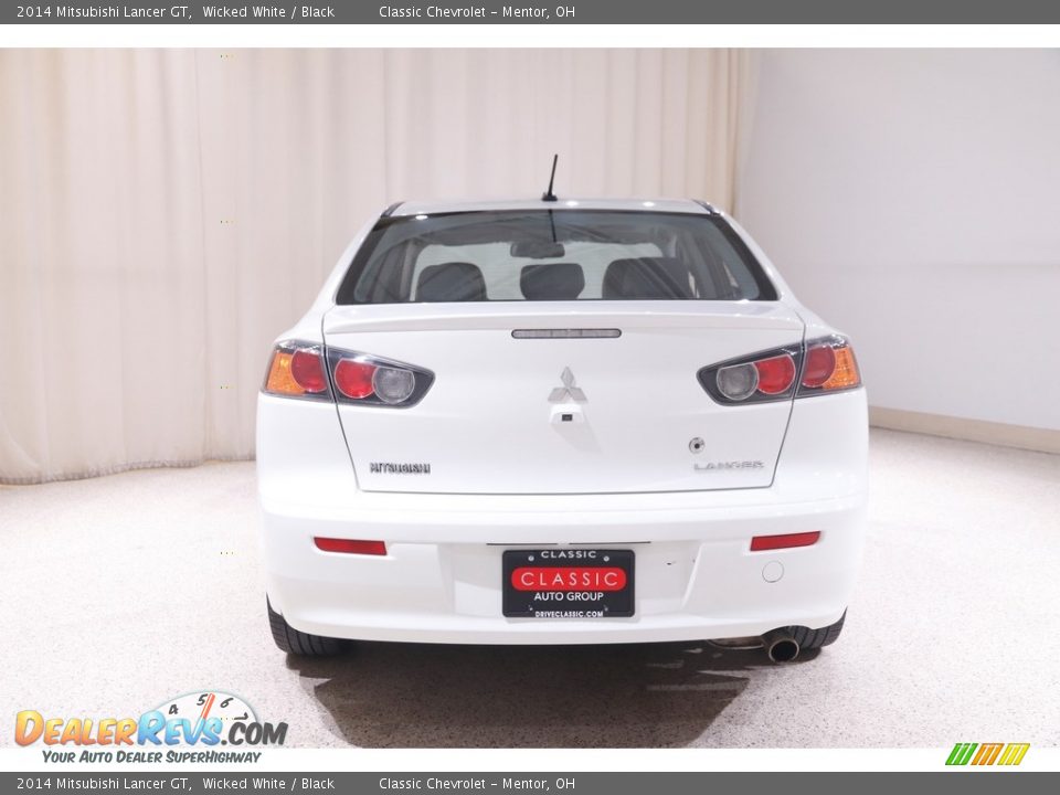 2014 Mitsubishi Lancer GT Wicked White / Black Photo #20