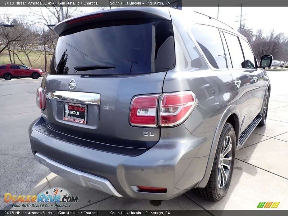 2018 Nissan Armada SL 4x4 Gun Metallic / Charcoal Photo #6