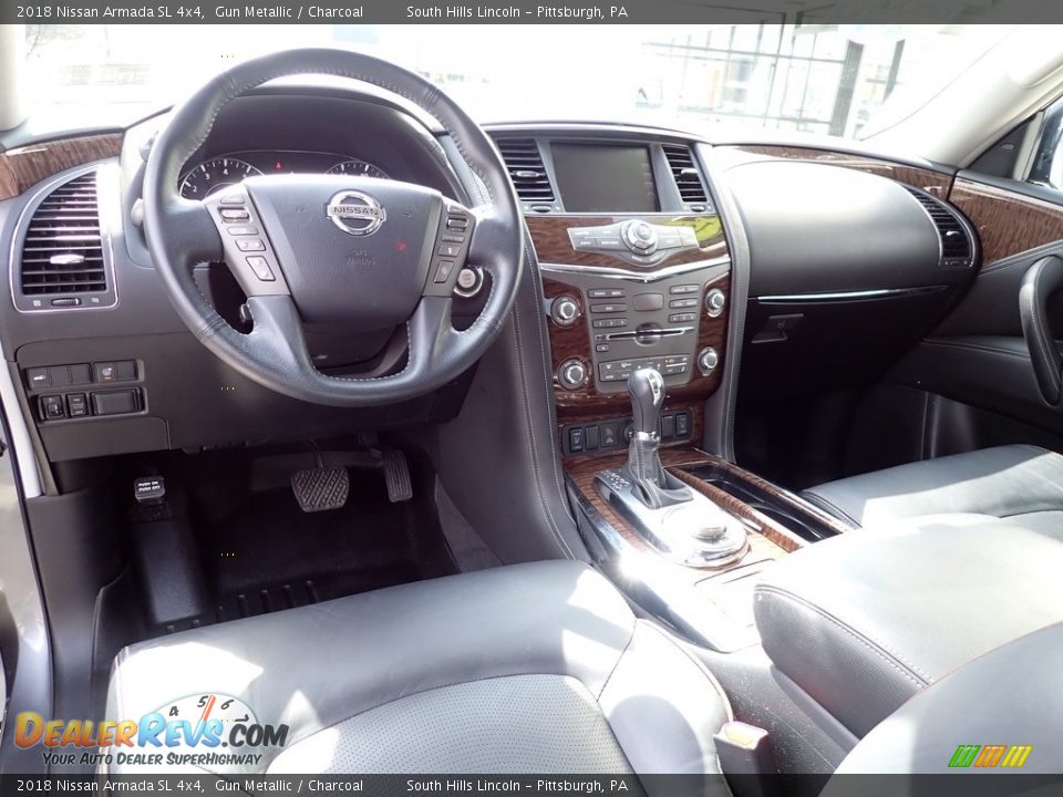 Charcoal Interior - 2018 Nissan Armada SL 4x4 Photo #18