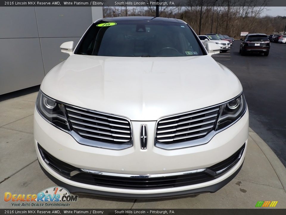 White Platinum 2016 Lincoln MKX Reserve AWD Photo #9