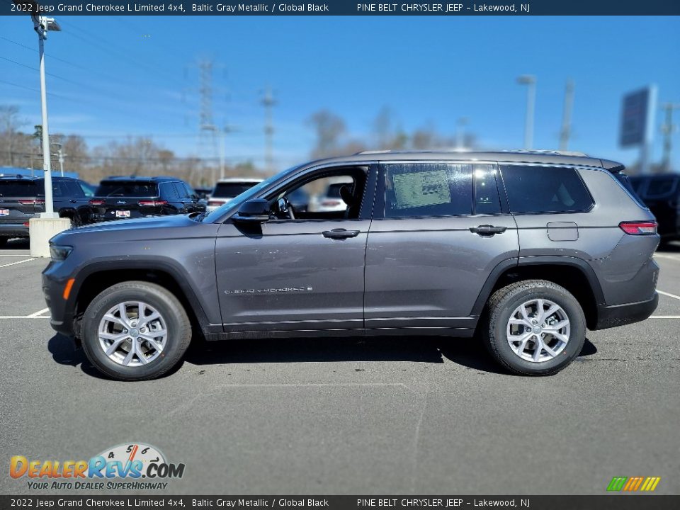 2022 Jeep Grand Cherokee L Limited 4x4 Baltic Gray Metallic / Global Black Photo #3
