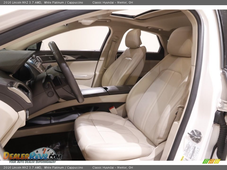 Front Seat of 2016 Lincoln MKZ 3.7 AWD Photo #5