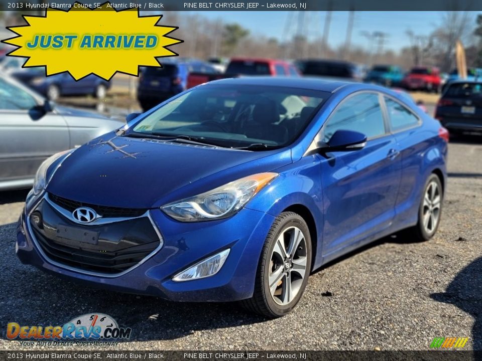 2013 Hyundai Elantra Coupe SE Atlantic Blue / Black Photo #1