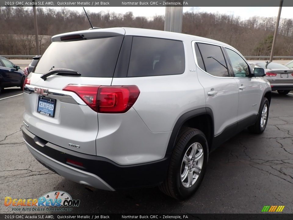 2019 GMC Acadia SLE AWD Quicksilver Metallic / Jet Black Photo #9