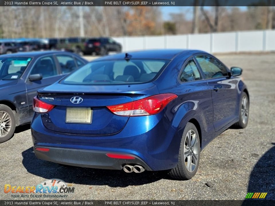 2013 Hyundai Elantra Coupe SE Atlantic Blue / Black Photo #4