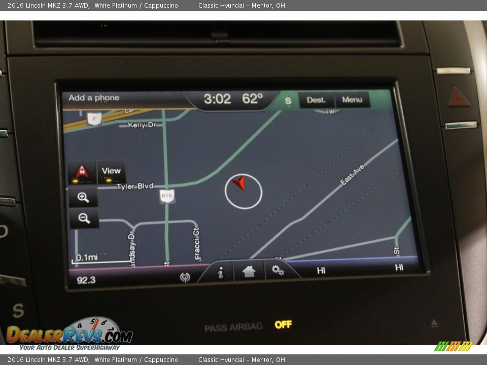 Navigation of 2016 Lincoln MKZ 3.7 AWD Photo #11