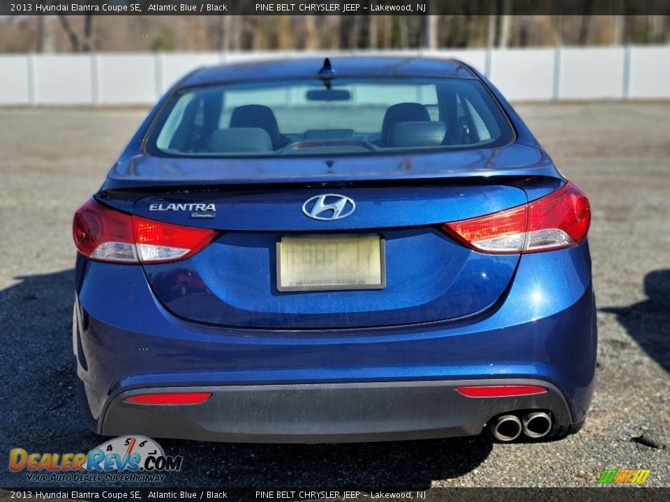 2013 Hyundai Elantra Coupe SE Atlantic Blue / Black Photo #5