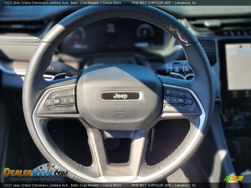 2022 Jeep Grand Cherokee L Limited 4x4 Baltic Gray Metallic / Global Black Photo #10
