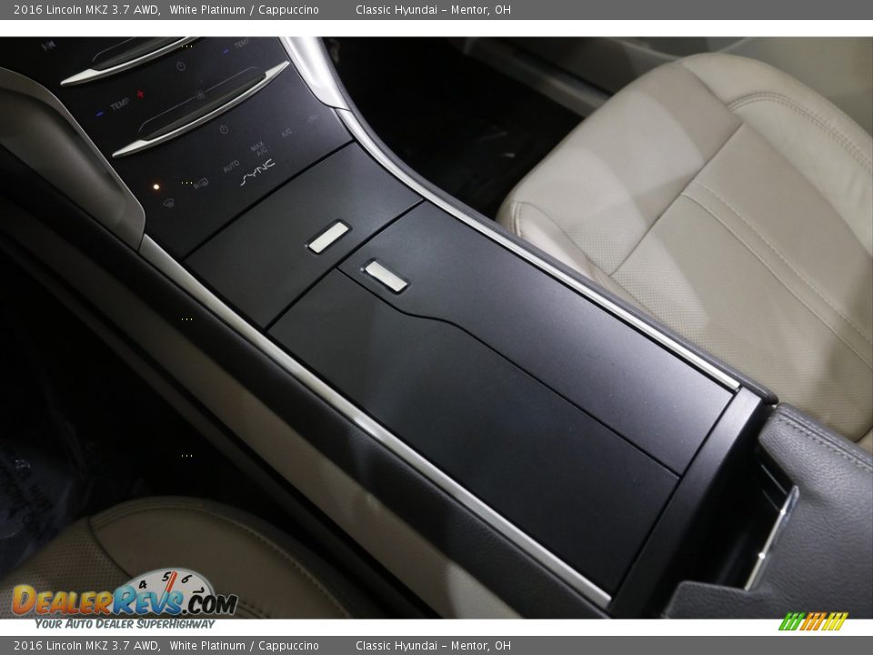 2016 Lincoln MKZ 3.7 AWD White Platinum / Cappuccino Photo #15