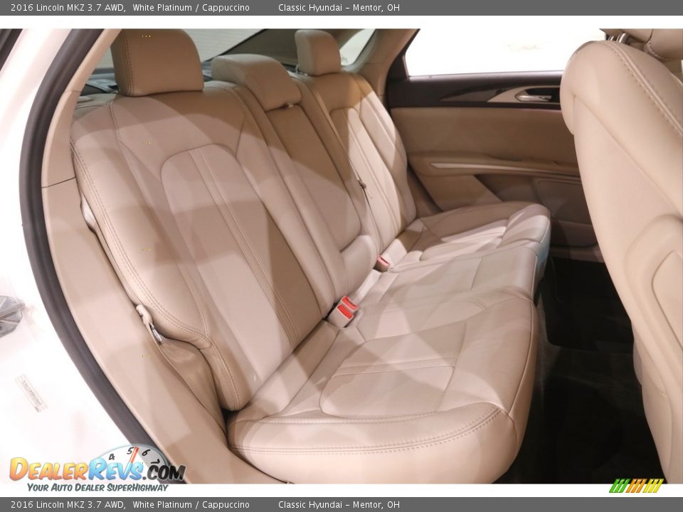 Rear Seat of 2016 Lincoln MKZ 3.7 AWD Photo #18
