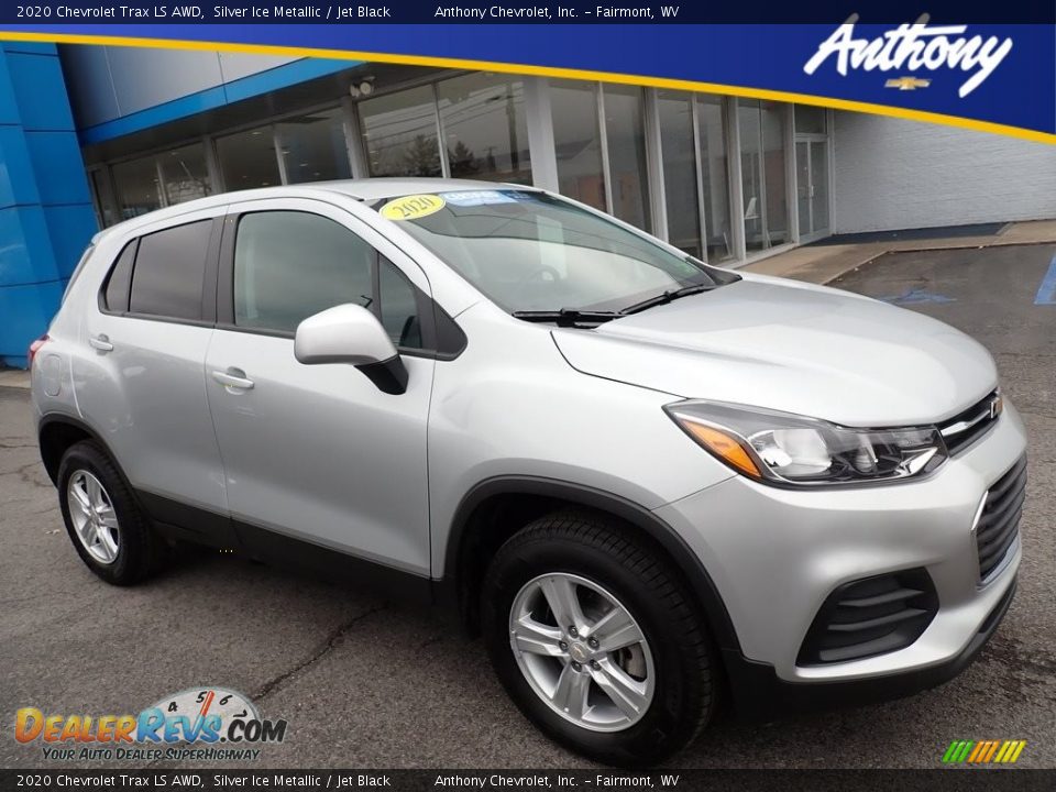 2020 Chevrolet Trax LS AWD Silver Ice Metallic / Jet Black Photo #1