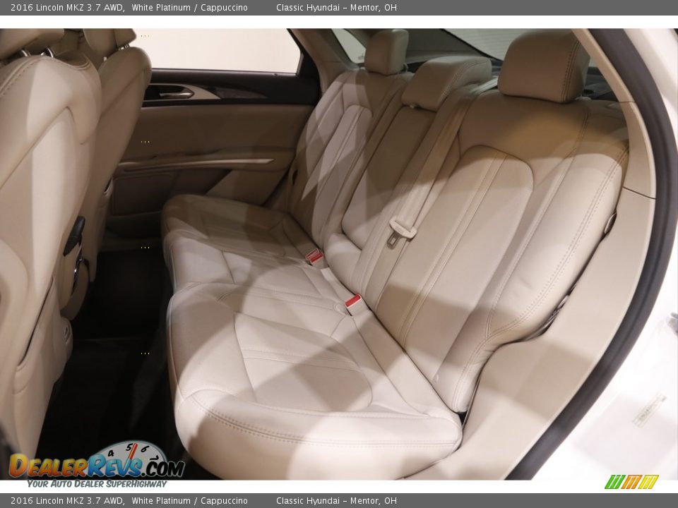 Rear Seat of 2016 Lincoln MKZ 3.7 AWD Photo #19