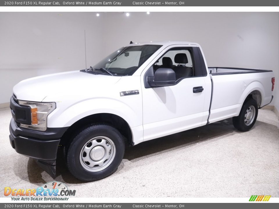 2020 Ford F150 XL Regular Cab Oxford White / Medium Earth Gray Photo #3