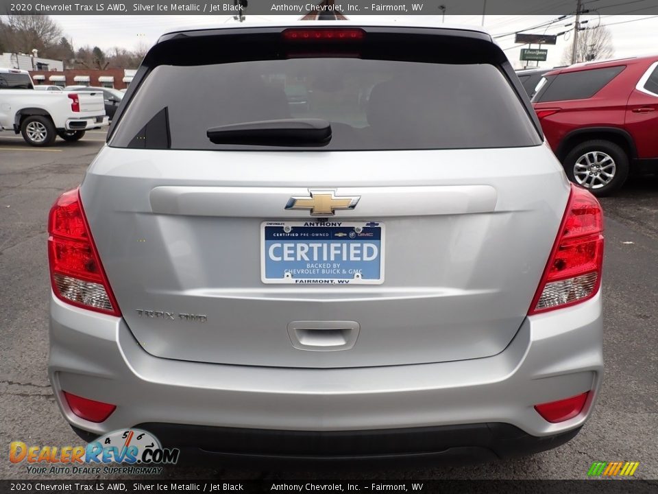 2020 Chevrolet Trax LS AWD Silver Ice Metallic / Jet Black Photo #4