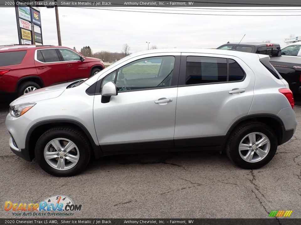 2020 Chevrolet Trax LS AWD Silver Ice Metallic / Jet Black Photo #7