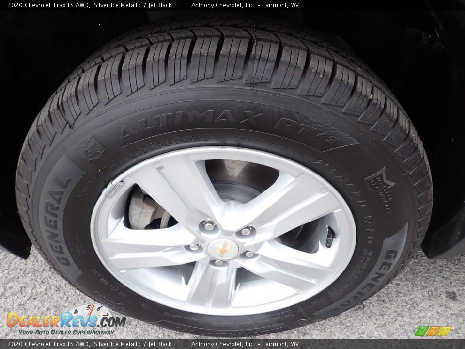 2020 Chevrolet Trax LS AWD Silver Ice Metallic / Jet Black Photo #10