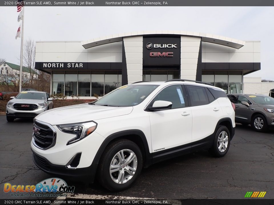 2020 GMC Terrain SLE AWD Summit White / Jet Black Photo #1