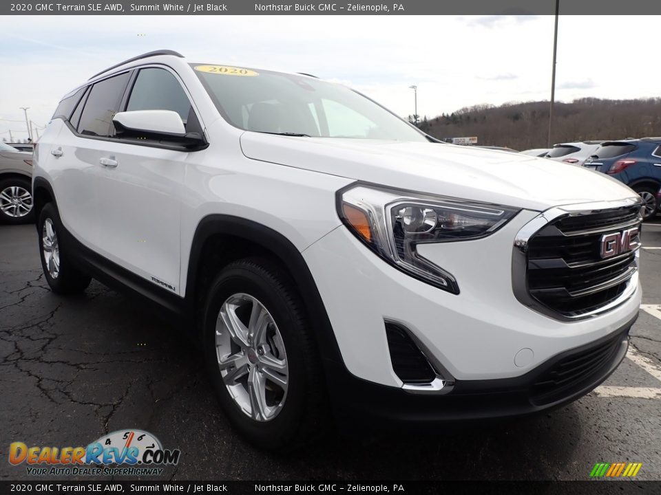 2020 GMC Terrain SLE AWD Summit White / Jet Black Photo #4