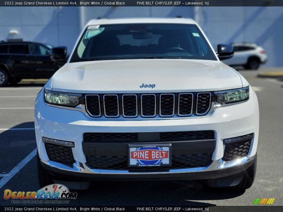 2022 Jeep Grand Cherokee L Limited 4x4 Bright White / Global Black Photo #2