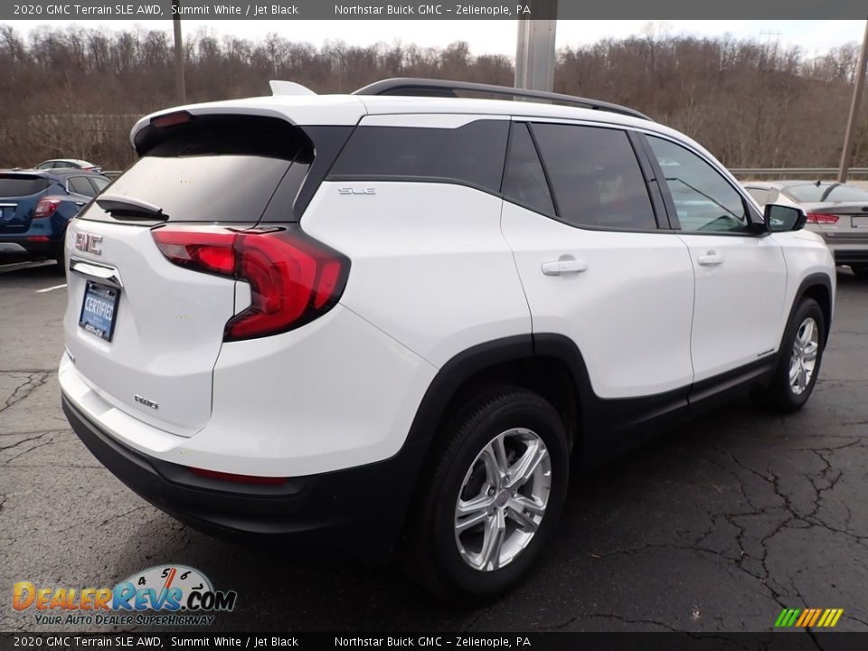 2020 GMC Terrain SLE AWD Summit White / Jet Black Photo #9