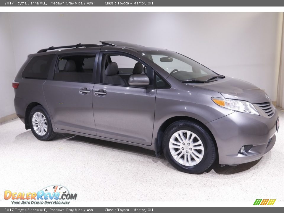 2017 Toyota Sienna XLE Predawn Gray Mica / Ash Photo #1