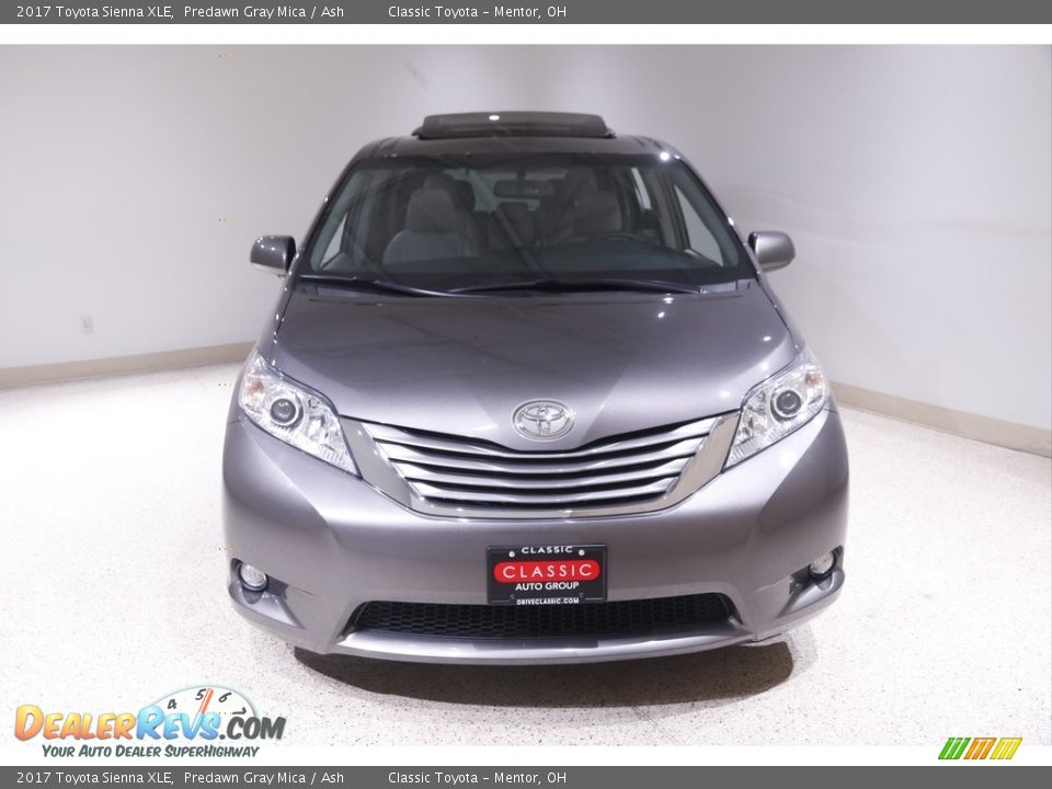 2017 Toyota Sienna XLE Predawn Gray Mica / Ash Photo #2