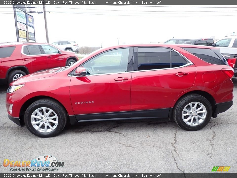 2019 Chevrolet Equinox LT AWD Cajun Red Tintcoat / Jet Black Photo #7