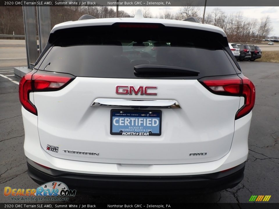 2020 GMC Terrain SLE AWD Summit White / Jet Black Photo #10