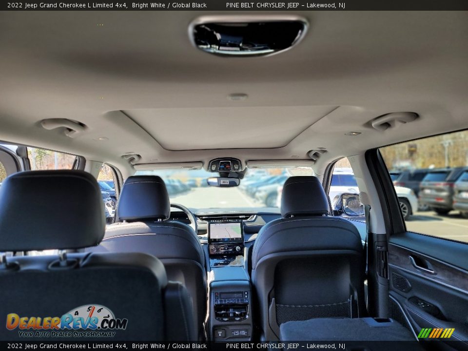 2022 Jeep Grand Cherokee L Limited 4x4 Bright White / Global Black Photo #8
