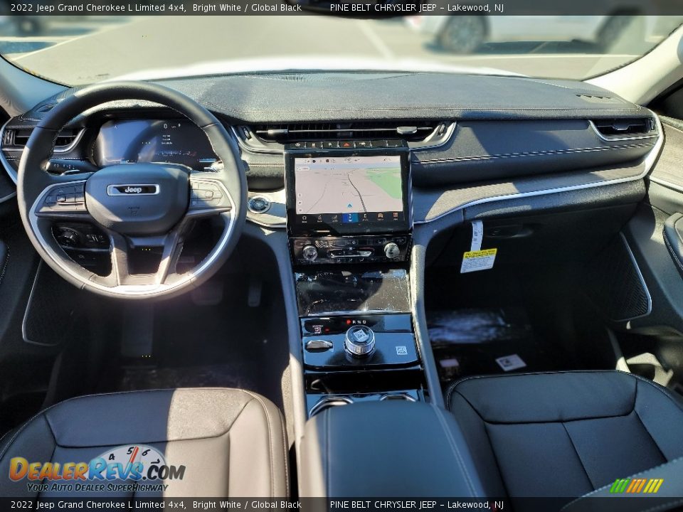 2022 Jeep Grand Cherokee L Limited 4x4 Bright White / Global Black Photo #9