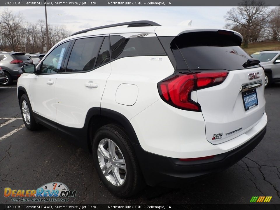 2020 GMC Terrain SLE AWD Summit White / Jet Black Photo #12