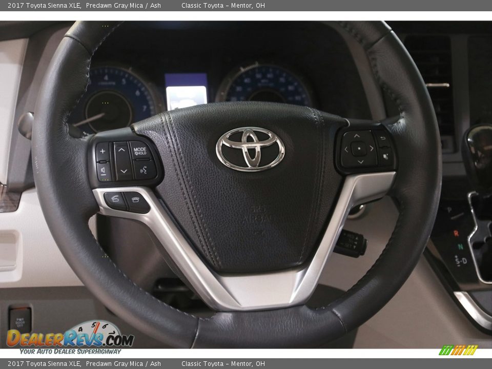 2017 Toyota Sienna XLE Predawn Gray Mica / Ash Photo #7