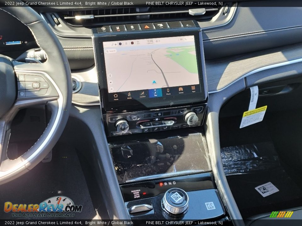 2022 Jeep Grand Cherokee L Limited 4x4 Bright White / Global Black Photo #10