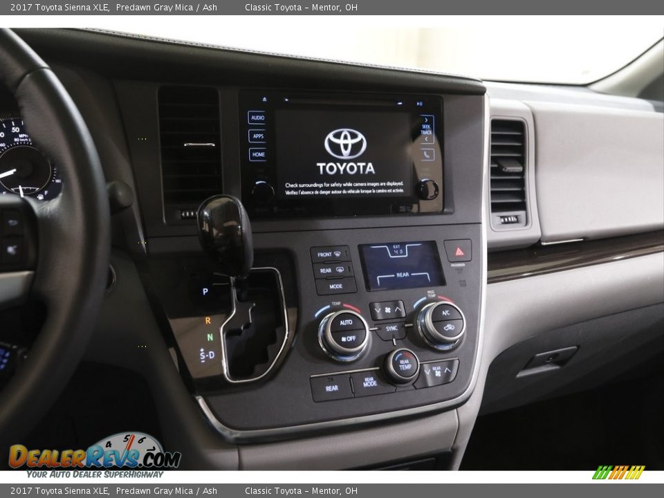 2017 Toyota Sienna XLE Predawn Gray Mica / Ash Photo #9