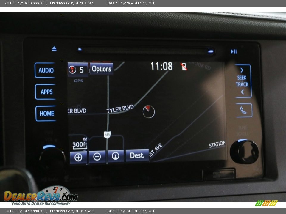 2017 Toyota Sienna XLE Predawn Gray Mica / Ash Photo #11