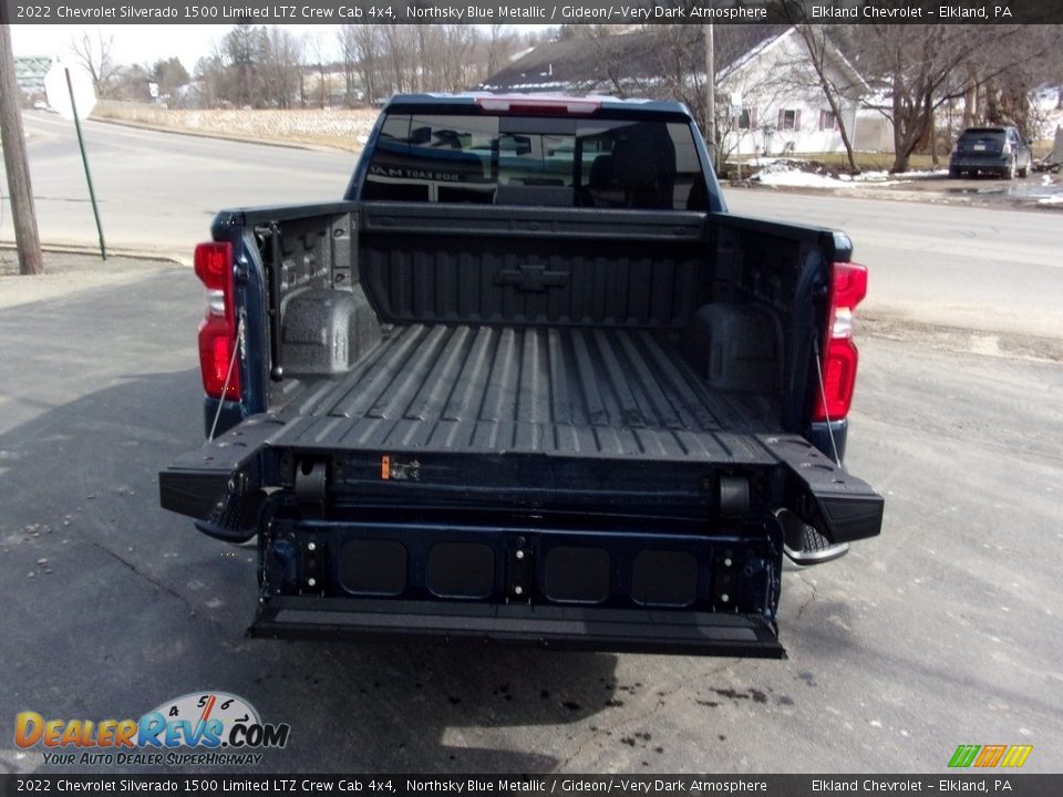 2022 Chevrolet Silverado 1500 Limited LTZ Crew Cab 4x4 Northsky Blue Metallic / Gideon/­Very Dark Atmosphere Photo #9