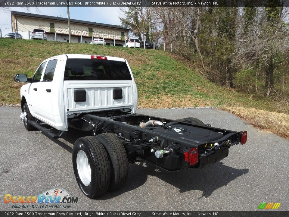 2022 Ram 3500 Tradesman Crew Cab 4x4 Bright White / Black/Diesel Gray Photo #8