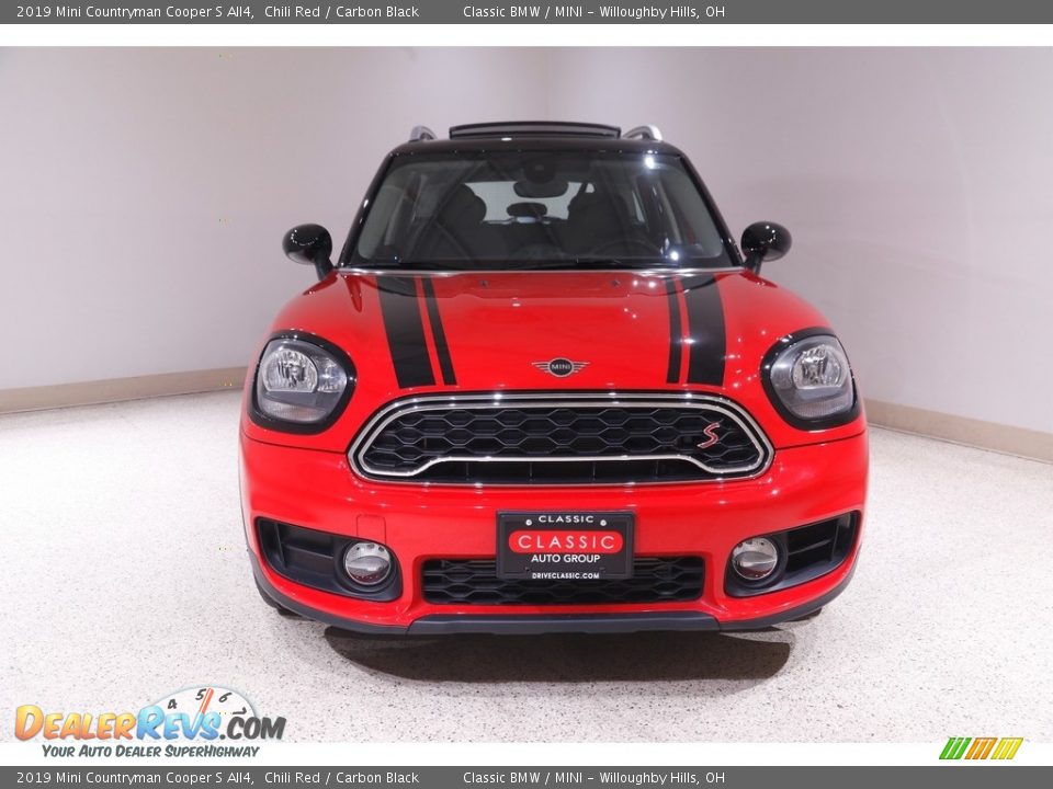 2019 Mini Countryman Cooper S All4 Chili Red / Carbon Black Photo #2