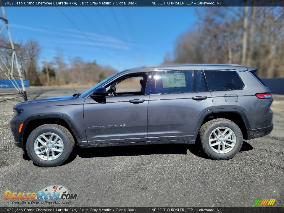 2022 Jeep Grand Cherokee L Laredo 4x4 Baltic Gray Metallic / Global Black Photo #3