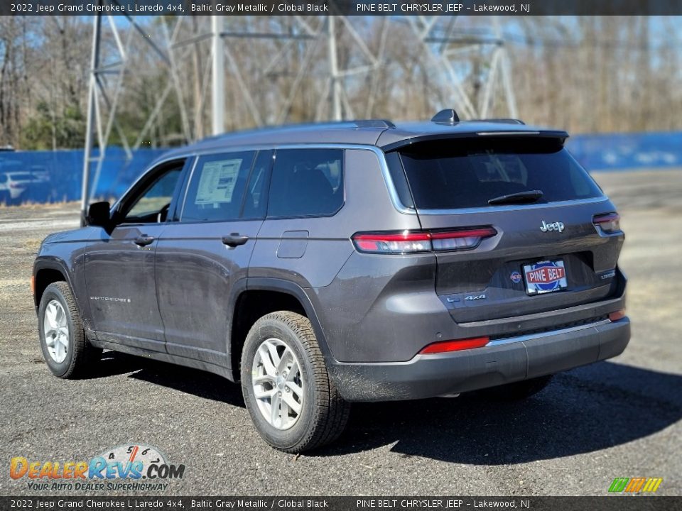 2022 Jeep Grand Cherokee L Laredo 4x4 Baltic Gray Metallic / Global Black Photo #4