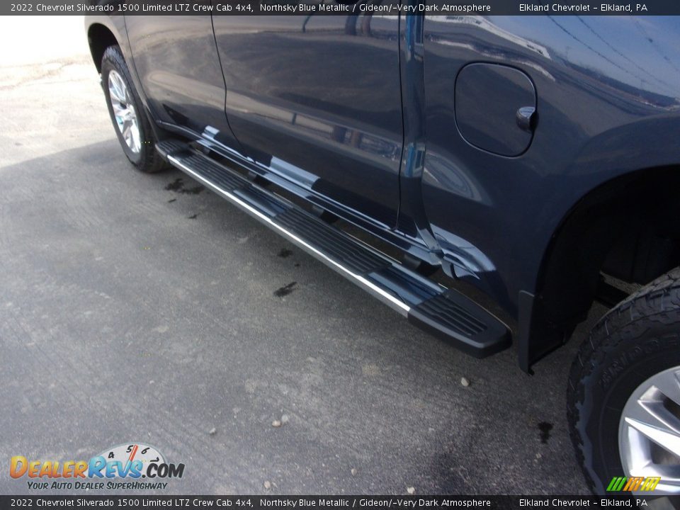 2022 Chevrolet Silverado 1500 Limited LTZ Crew Cab 4x4 Northsky Blue Metallic / Gideon/­Very Dark Atmosphere Photo #13