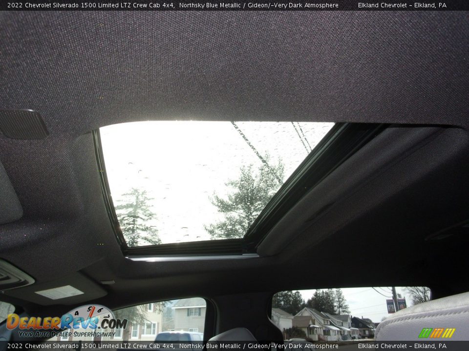 2022 Chevrolet Silverado 1500 Limited LTZ Crew Cab 4x4 Northsky Blue Metallic / Gideon/­Very Dark Atmosphere Photo #16
