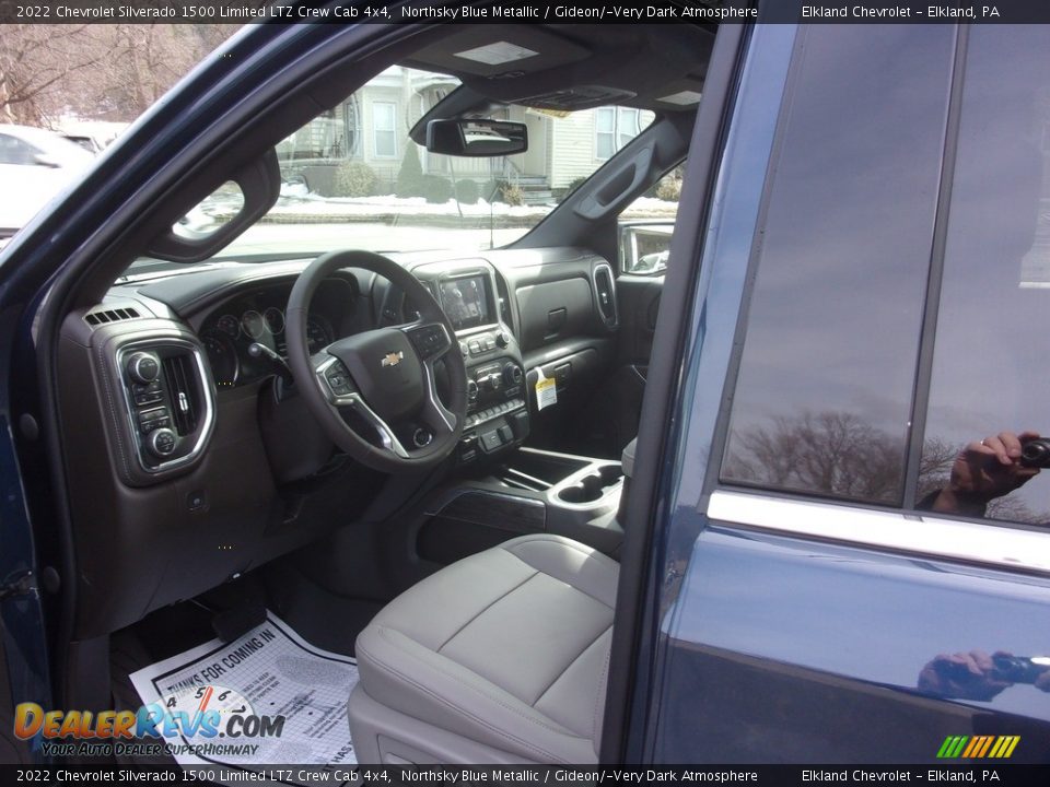 2022 Chevrolet Silverado 1500 Limited LTZ Crew Cab 4x4 Northsky Blue Metallic / Gideon/­Very Dark Atmosphere Photo #18