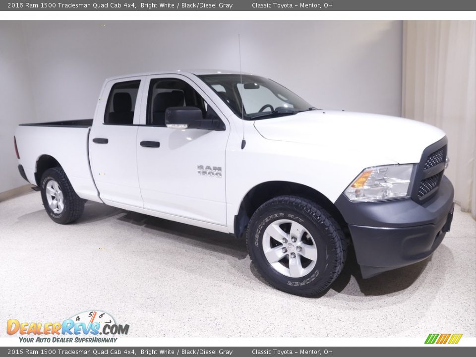 Bright White 2016 Ram 1500 Tradesman Quad Cab 4x4 Photo #1