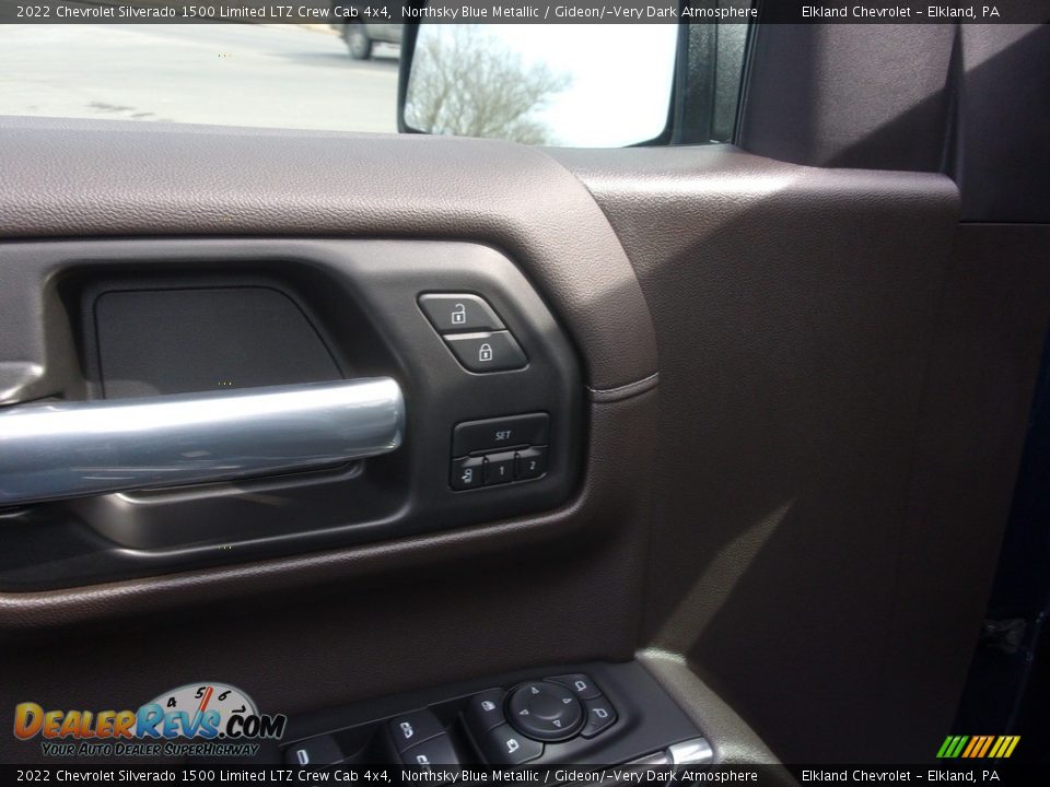 2022 Chevrolet Silverado 1500 Limited LTZ Crew Cab 4x4 Northsky Blue Metallic / Gideon/­Very Dark Atmosphere Photo #20