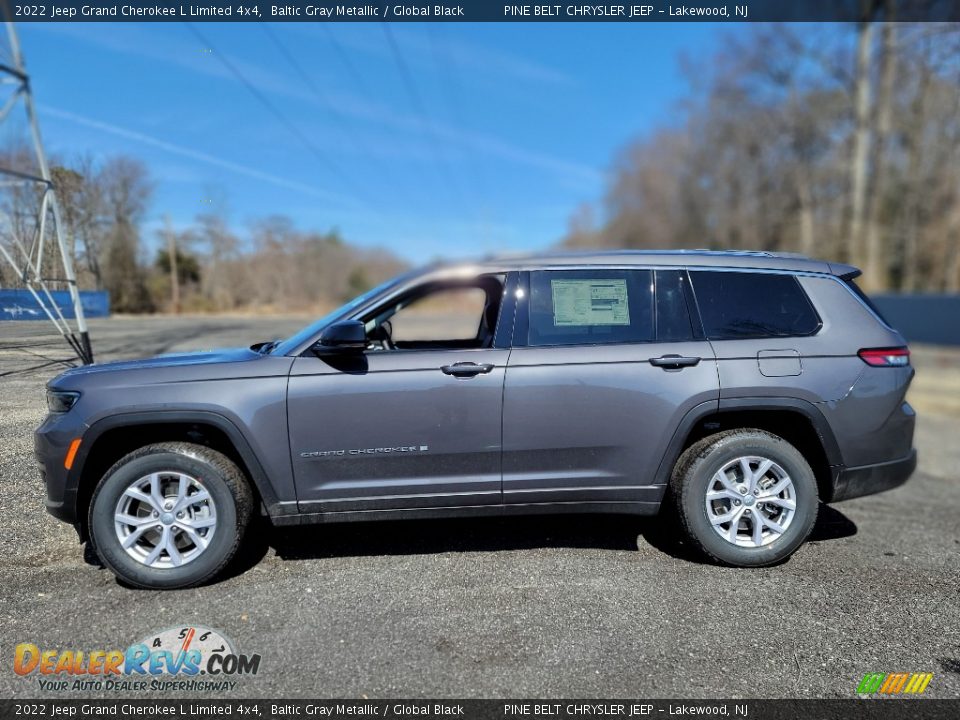 2022 Jeep Grand Cherokee L Limited 4x4 Baltic Gray Metallic / Global Black Photo #3