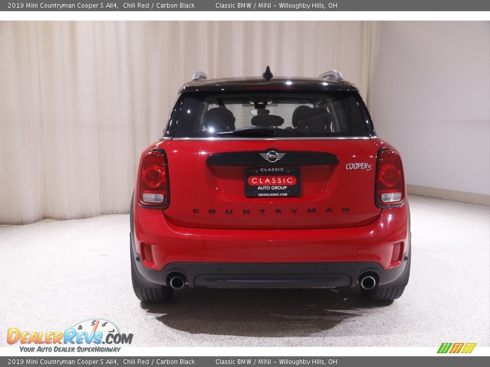 2019 Mini Countryman Cooper S All4 Chili Red / Carbon Black Photo #18