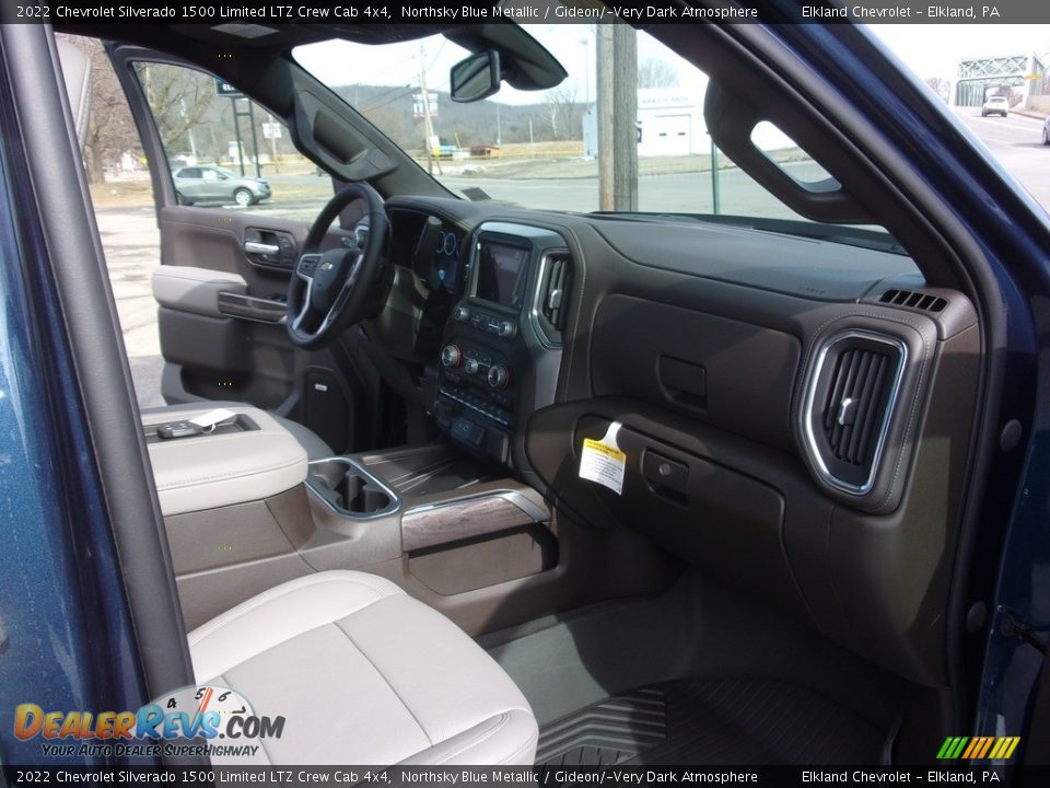 2022 Chevrolet Silverado 1500 Limited LTZ Crew Cab 4x4 Northsky Blue Metallic / Gideon/­Very Dark Atmosphere Photo #24