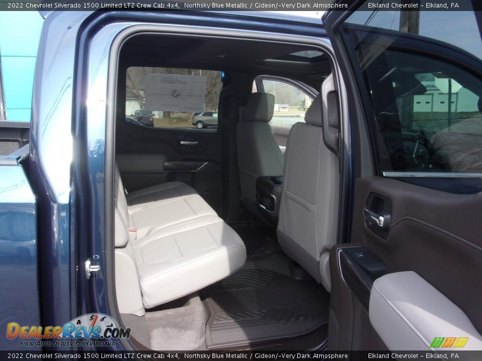 2022 Chevrolet Silverado 1500 Limited LTZ Crew Cab 4x4 Northsky Blue Metallic / Gideon/­Very Dark Atmosphere Photo #26